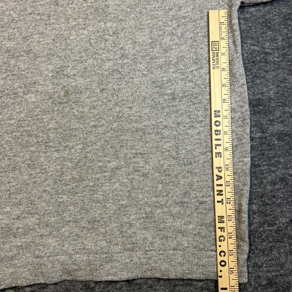 Mountain Khakis Lodge Sweater Mens XLarge Grey 1/4 Zip Merino Wool Ready To Wear